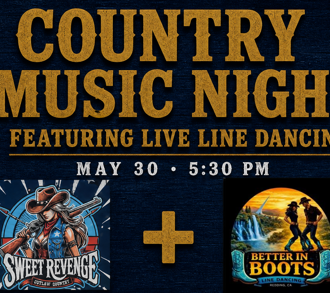 Country Music Night with Sweet Revenge + Live Line Dancing by Better in Boots